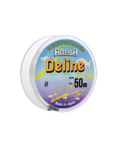 Леска флюрокарбоновая Deline 0 6 мм 50 м 19 98 кг прозрачный Hitfish