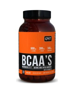 BCAA 100 капсул unflavoured Qnt