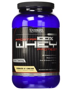 Протеин Prostar 100 Whey Protein 900 г cookies cream Ultimate nutrition