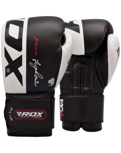 Перчатки боксерские S4 LEATHER SPARRING BOXING GLOVES черный натуральная кожа 10oz Rdx