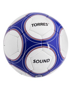 Футбольный мяч Sound 5 white blue Torres