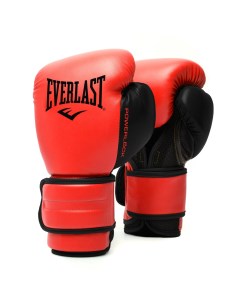 Боксерские перчатки Powerlock PU 2 красн 12oz Everlast