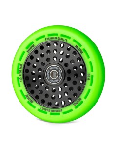 Колесо для самоката Wheel 115 мм зеленое черное Hipe