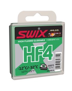 Парафин HF4 X 12C 32C зеленый 40 гр Swix