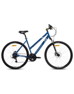 Велосипед Crossway 10 Lady 2022 L синий бело серый Merida