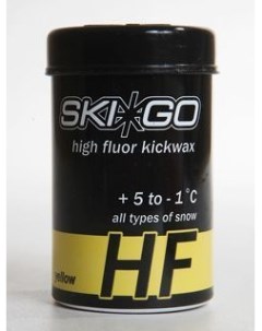 Ski Go Мазь держания HF Kickwax Yellow 1 до 5 С Skigo