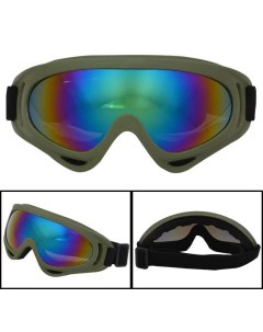 Защитная спортивная горнолыжная маска спортивные очки 00117278 зеленый Ripoma