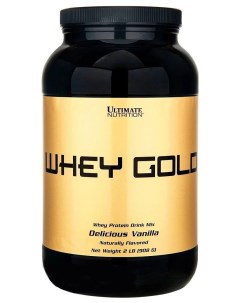 Протеин Whey Gold 908 г vanilla Ultimate nutrition