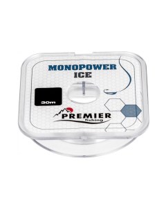 Леска монофильная Monopower Ice 0 1 мм 30 м 1 4 кг clear Premier fishing