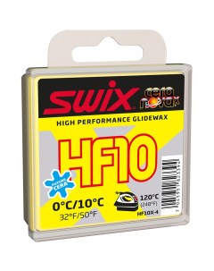 Парафин HF10X 0C 10C желтый 40гр Swix