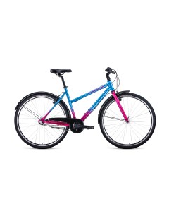 Велосипед Corsica 28 2021 19 5 голубой розовый Forward