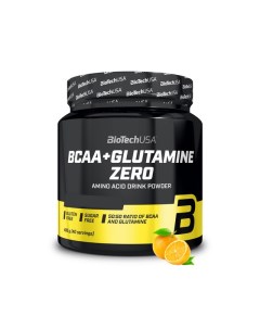 Комплекс аминокислот BCAA Glutamine Zero порошок 480 г апельсин Biotechusa