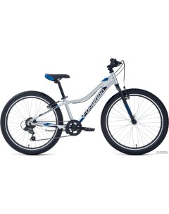 Велосипед Twister 24 1 0 2022 12 серебристый синий Forward