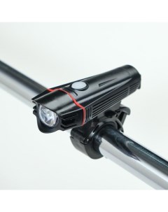Фонарь велосипедный передний 5 Вт 200 лм 1500 мАч 4 режима USB Nobrand