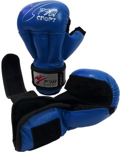 Перчатки для рукопашного боя Fight 1 С4ИХ синие S 8 ун Рэй-спорт