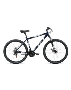 Велосипед AL 27 5 D 2021 15 темно синий серебристый Altair