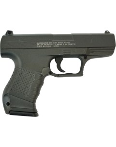 Пистолет пневмат SA99M Spring ан Walther P99 к 6мм магаз 8шар до 80м с Stalker