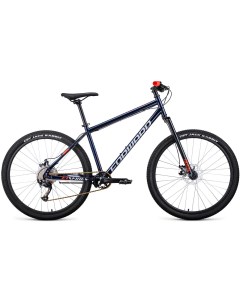 Велосипед Sporting X Disc 27 5 2022 рост 19 темно синий красный Forward