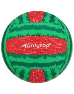 Мяч волейбольный Арбуз ПВХ машинная сшивка 18 панелей размер 2 152 г Onlitop