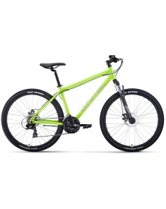 Велосипед Sporting 2 0 Disc 27 5 2023 17 ярко зеленый серебристый Forward