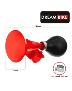 Велосипедный звонок 5415731 красный Dream bike