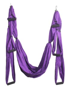 Гамак для йоги 3098575 фиолетовый Sangh