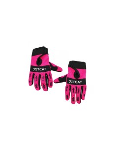 Перчатки Pro M Длинные пальцы розовые чёрные Jetcat