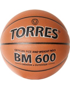 Мяч баскетбольный BM600 арт B32025 р 5 Torres