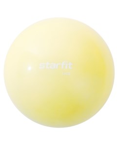 Медбол Core Gb 703 1 кг желтый пастель Starfit
