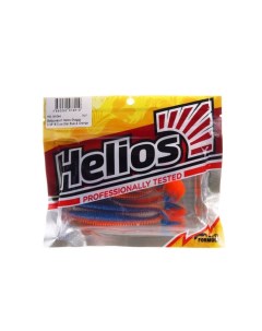 Виброхвост Helios Minoga 8 5см Star Blue Orange HS 16 044 Набор 5шт Nobrand