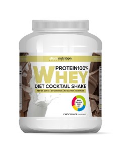 Протеин Whey Protein 100 2010 гр шоколад Atech nutrition