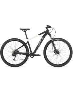 Велосипед горный 1411 27 5 2023 L черный матовый белый матовый Format