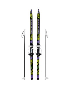 Лыжи подростковые SKI RACE с палками 150 110 Цикл