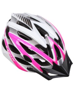 Шлем вело кросс кантри 25 отверстий регулировка обхвата L 59 60см In Mold розово белы Trix