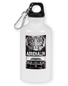 Бутылка спортивная Adrenalin Тигр и тачка Coolpodarok