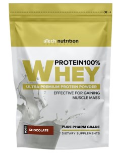 Протеин Whey Protein 100 Special Series вкус шоколад 900 гр Atech nutrition