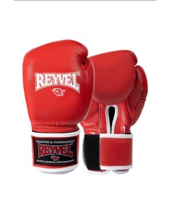 Перчатки боксерские винил широкий манжет красные 12oz Reyvel