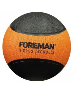Медбол Medicine Ball 1 кг оранжевый черный Foreman