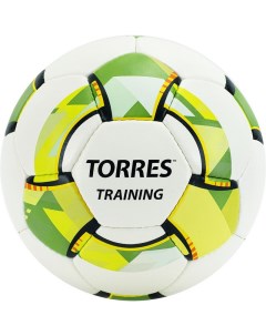 Футбольный мяч Training 5 white green Torres