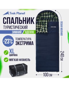 Спальный мешок Chelsea Comfort XL синий левый Trek planet