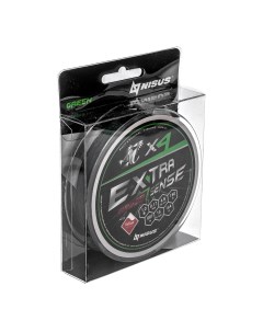 Леска плетеная Extrasense X4 PE 0 17 мм 150 м 6 8 кг green Nisus