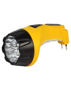 Аккумуляторный светодиодный фонарь 15 10 LED SBF 89 Y желтый прямая зарядка Smartbuy