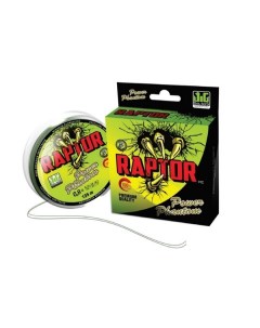 Шнур Raptor PE 135м флуоресцентный зеленый 1 0 16мм 10 9кг Power phantom