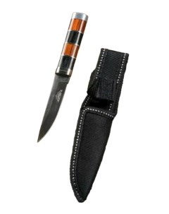 Охотничий нож Бродди коричневый черный Мастер к.