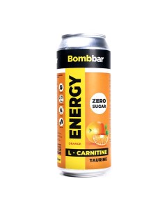 Энергетик ENERGY L Carnitine 500 мл вкус апельсин Bombbar