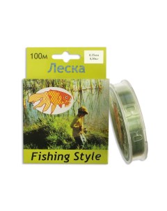 Леска монофильная RL2914 0 35 мм 100 м 8 5 кг зеленый Fishing style