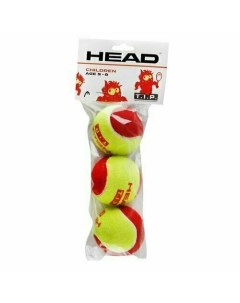 Мяч теннисный T I P Red арт 578113 уп 3 шт фетр нат резина желто красный Head