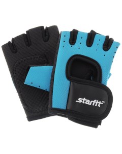 Перчатки для фитнеса SU 107 синий черный S Starfit