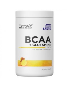 БЦАА и глютамин BCAA Glutamine 500 грамм лимон Ostrovit