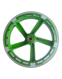 Светящееся колесо для самоката 200 30 мм зеленый Sportsbaby